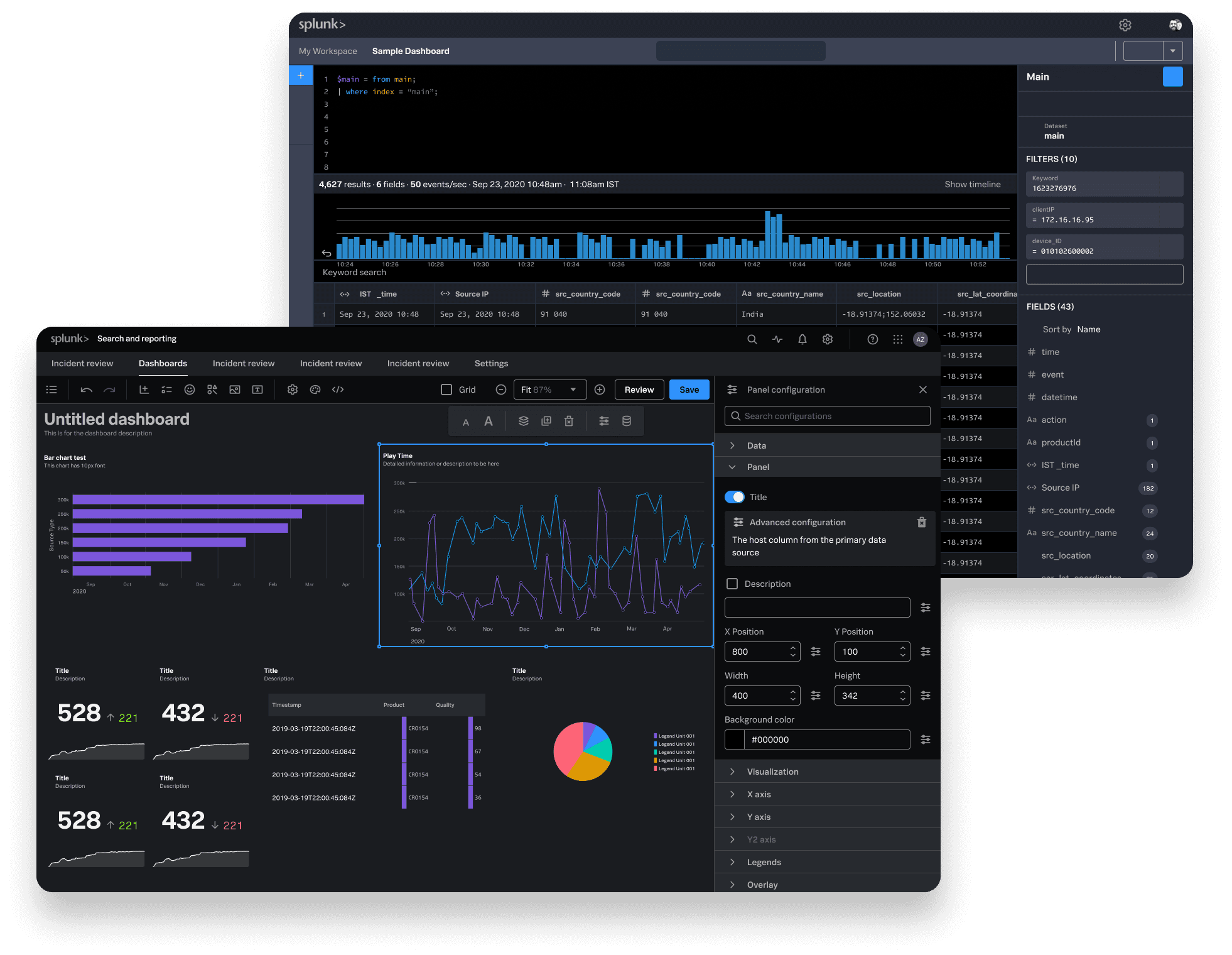 New Dashboard Editor