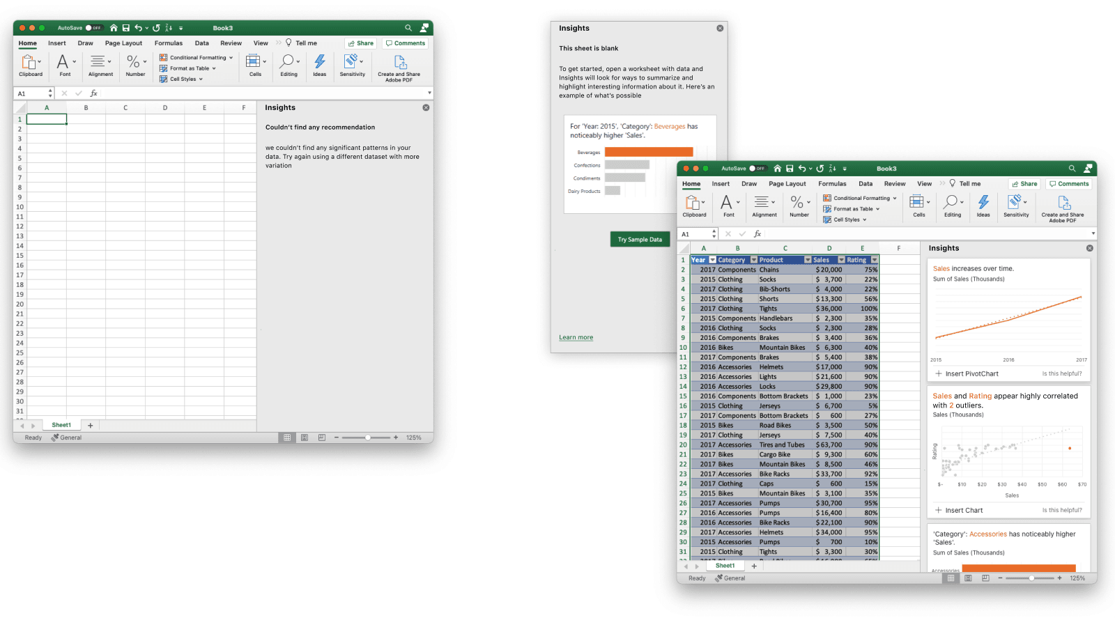 Before and after: empty sheet error message redesign