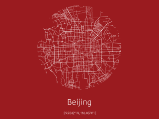 Beijing map