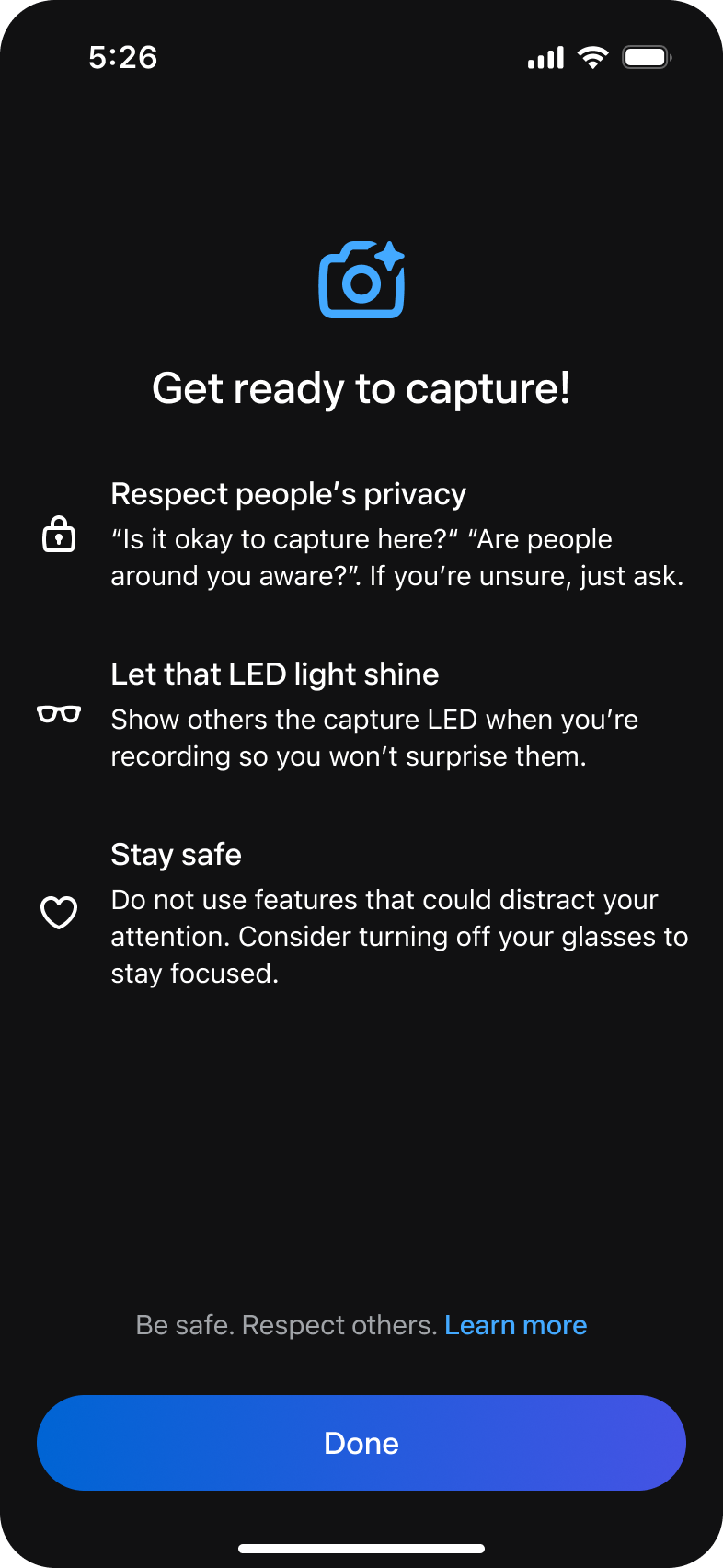 Privacy etiquette